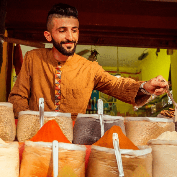 the quiet street vendor of old delhi who waits without words